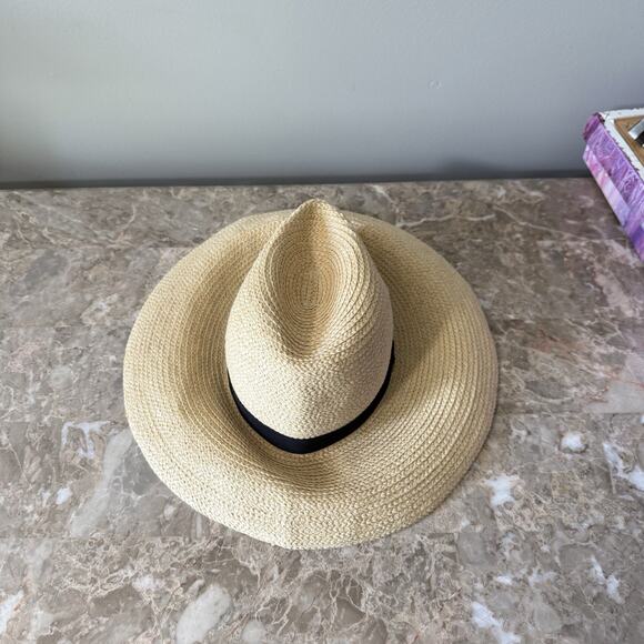 Hatattack Wide Brim Sun Hat vacation restort Tan Hat One Size Attack New - Picture 5 of 9